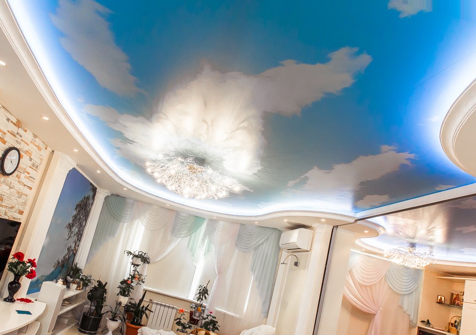 Заказать потолок с фотопечатью в г. Дивногорск